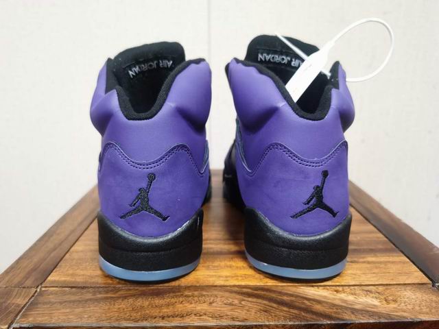Air Jordan 5 Golden Silk Men's Basketball Shoes Purple